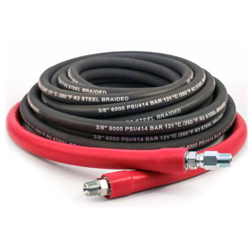 Legacy Lightweight 2 Wire, Gray Non-Marking Hose, 3/8" x 100'