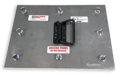 10x6 SS Ultimate, 2300 Degree, Weld On Access Door w/ Install Kit and Outer Plate