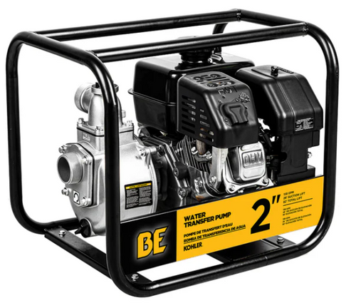 BE Water Transfer Pump - 2", 158 GPM, 196CC Kohler SH270 Engine
