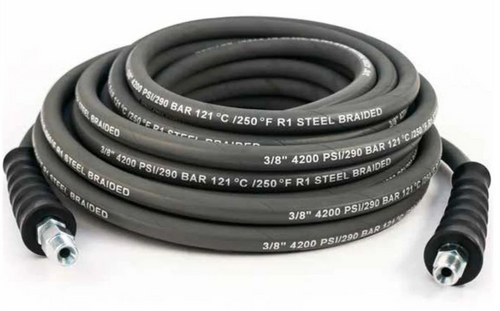 Legacy Hose, Grey, 3/8" X 50', 1 Wire, Up to 4200PSI