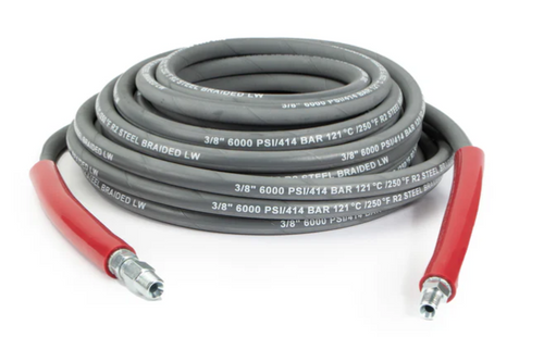 Legacy Lightweight 2 Wire, Gray Non-Marking Hose, 3/8" x 150'
