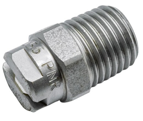 PNR 1/4" MNPT 15° 5.5 Stainless Steel Spray Nozzle