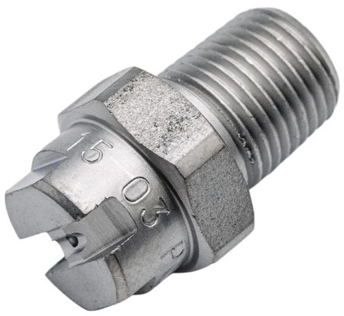 PNR 1/8" MNPT 15° 3.0 Stainless Steel Spray Nozzle