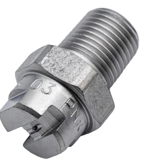 PNR 1/8" MNPT 25° 3.0 Stainless Steel Spray Nozzle