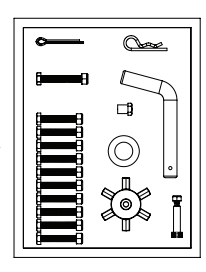 6-9109 REPL KIT TOW-BHD SPD W/ AXEL BOLT