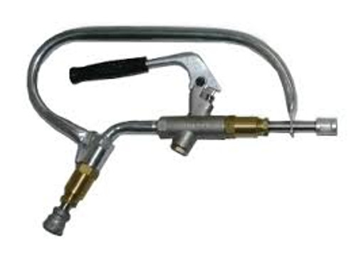 STEAM GUN W/LEVER CONTROL & 1/2FPT HOSE SWIVEL INLET, 3/8FPT SWIVEL OUTLET