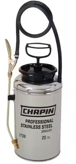 CHAPIN 1739 - Industrial Stainless Steel Sprayer - 2 Gal