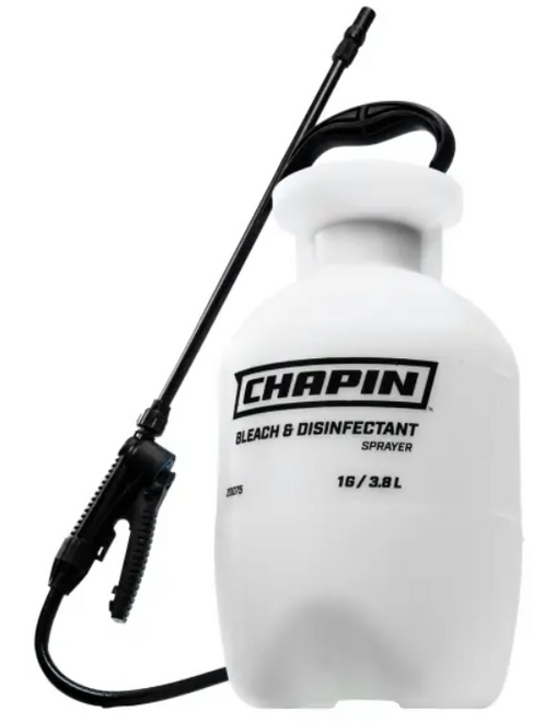 Chapin 20075 1 Gallon Bleach Hand Pump Sprayer, Cleaning & Disinfecting