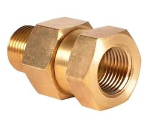 SWIVEL BRASS 3/8" M/F, 3000PSI, 302F