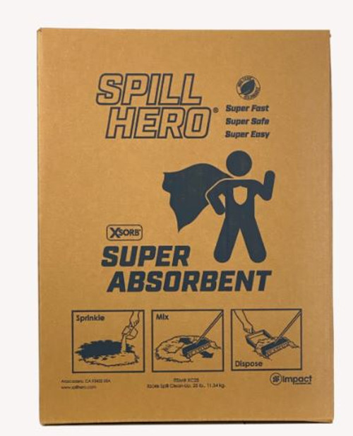 SPILL HERO UNIVERSAL GRANULAR ABSORBENT, 25 LB. BOX