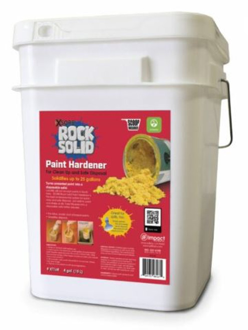 XSORB ROCK SOLID PAINT SOLIDIFIER & HARDENER 4 GAL. PAIL WITH SCOOP