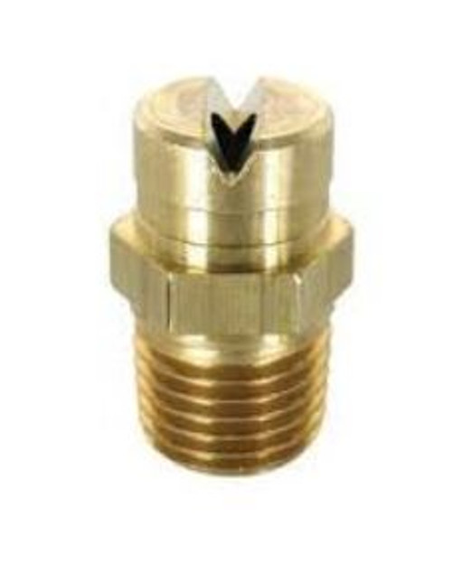 BRASS 1/4 VEEJET SOAPER NOZZLE (60.0) (65°)