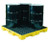 4 Drum Modular Platform, Spill Pallet (2 Piece, Yellow, No Drain)