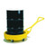 Drum Bogie, Yellow with Five Casters