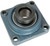 BEARING 1" FYH 4 HOLE FLANGE W/ CL - Locking Collar, Extended Race
