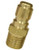 QC PLUG 1/2" MPT BRASS