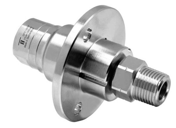 Mosmatic DYFI Stainless Steel Swivel (Rotary Union) Inlet 3/8" NPTF x G3/8" M Out