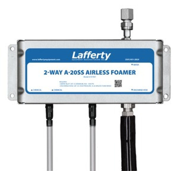 Lafferty 917907,  2 Way A-20SS High Pressure Airless Foamer (Wall Mount)