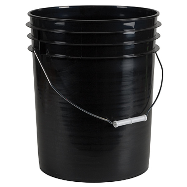 BUCKET BLACK 5GAL ROUND