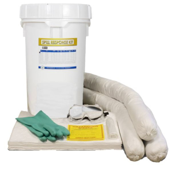 FiberDuck Oil Spill Kit in 6.5 gallon U.N Approved Bucket