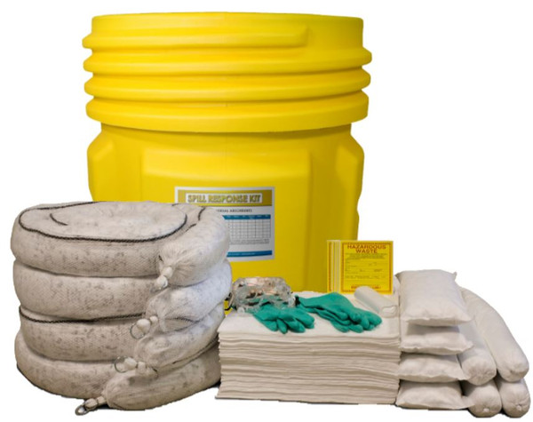 FiberDuck Oil Spill Kit in 65 gallon Lab Pack Kit