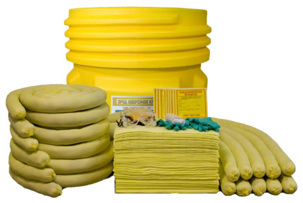 FiberLink Hazmat Spill Response Kit in 65 Gallon Lab Pack Drum