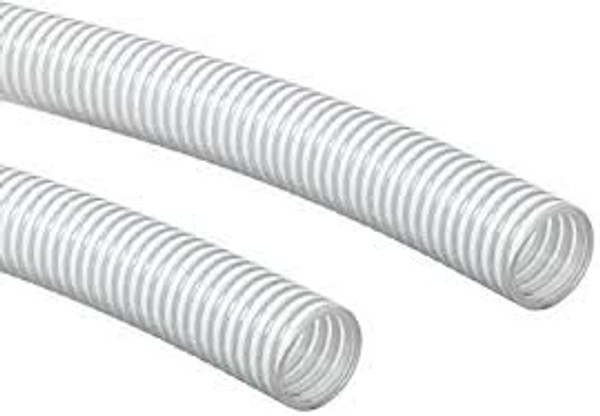ROLL 1"x 20' PVC Clear/White Suction Hose