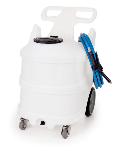 FOAMiT - 25 GAL PORTABLE SPRAY UNIT-NATURAL-SANTO-RED LID