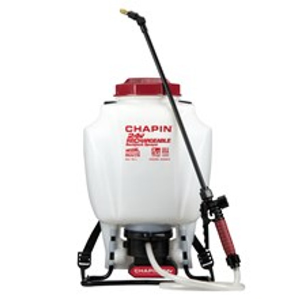 24v Chapin Wide Mouth Rechargeable Battery Backpack Sprayer - 4 Gal