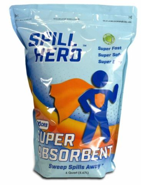 SPILL HERO UNIVERSAL ABSORBENT, 6 QT. BAG ( Case of 2)