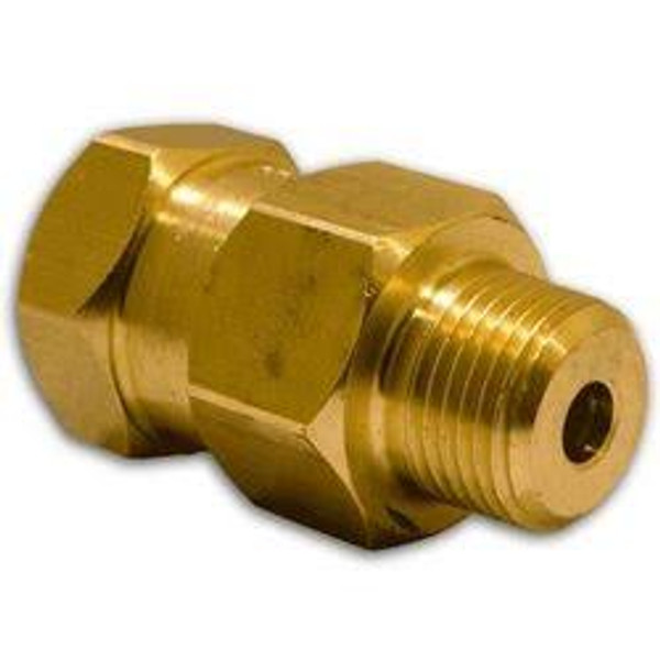 7080 - Brass Straight Swivel, 3/8MxF, 3000 PSI