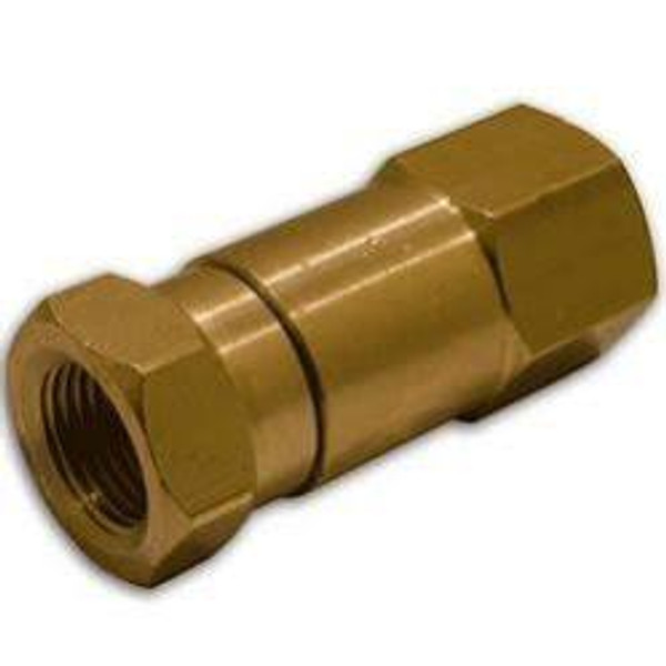 7045 - Brass Straight Swivel, 3/8" F x 3/8" F, 3000 PSI