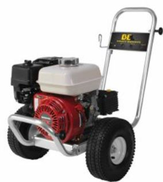 BE Pressure Washer - Gas, GX200, 2500PSI 3GPM, Special Build, 200CC Honda LWD3025 Alum FRM