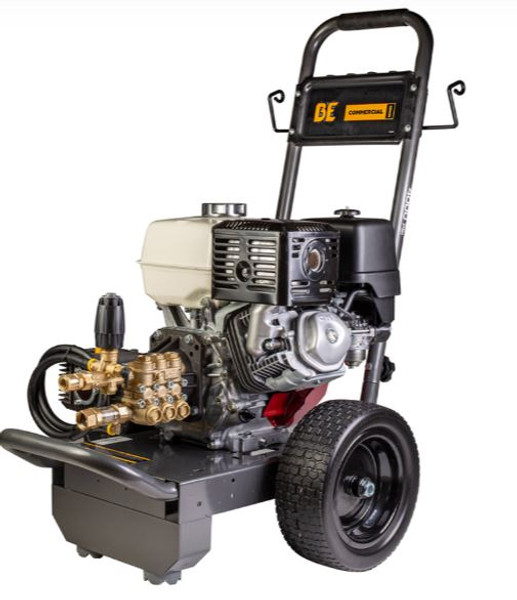 BE Pressure Washer - Gas, GX390, 4000PSI, 4GPM, 390CC Honda COMET ZWD 125 Frame
