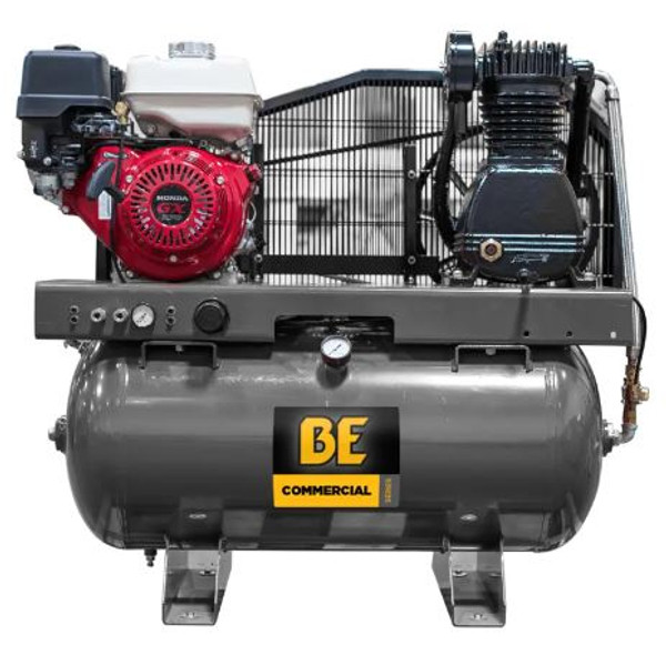  BE - 30 GALLON COMPRESSOR, 270CC, Pull Start, 16CFM@175PSI