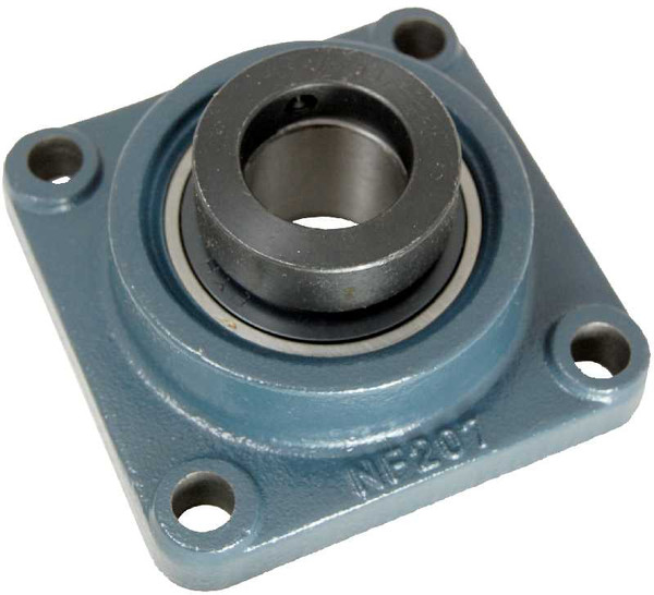 BEARING 1-1/4"SMALL FYH 4-H FLANGE - Locking Collar, Extended Race