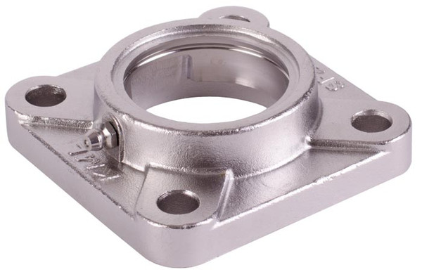 STAINLESS 4 HOLE FLANGE HOUSING, 2-3/4" Bolt Spacing