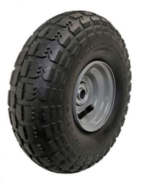 10" Pneumatic Tire 4.10 X 3.50-4 with 3/4" Hub - Nylon Bushing