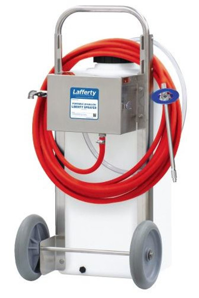 Lafferty 940119-RED,   Portable 2-Wheel 20 Gallon Liberty Sprayer,  RED