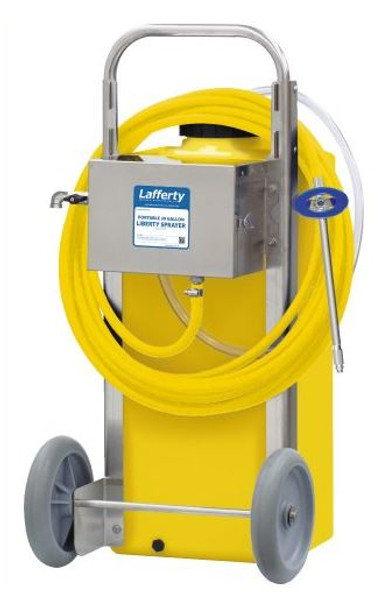 Lafferty 940119-YELLOW,   Portable 2-Wheel 20 Gallon Liberty Sprayer,  YELLOW