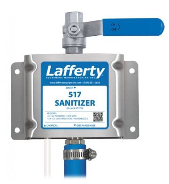 Lafferty 973750, 517 Sanitizer Venturi Injection System