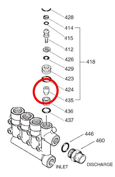 CAT 548193 Stainless Steel Valve