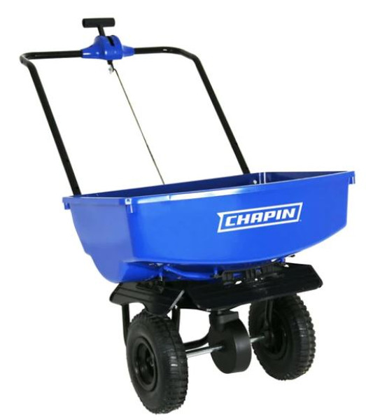 Chapin 8003A: 65-pound Residential Broadcast Salt Spreader with Baffles