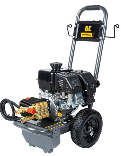 BE - 2,500 PSI - 3.0 GPM Gas Pressure Washer with KOHLER SH270 Engine and Triplex Pump