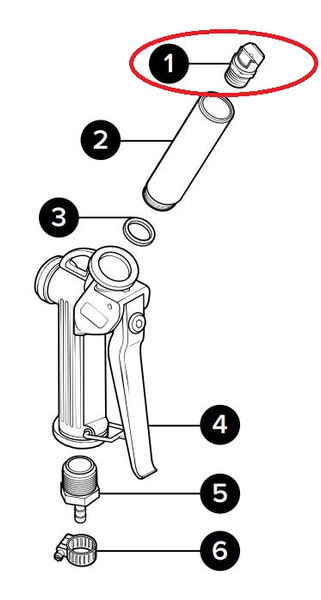 SPRAY TIP-65 DEGREE-1.5 GPM-STAINLESS-1/4 MPT