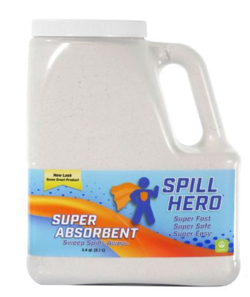 Spill Hero Universal Absorbent, 5.4 Qt. Bottle (Case of 2)
