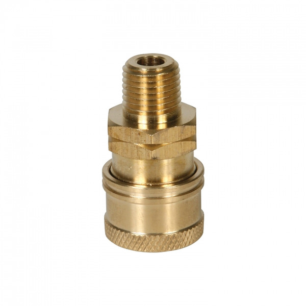 QC SOCKET 1/4" MNPT BRASS