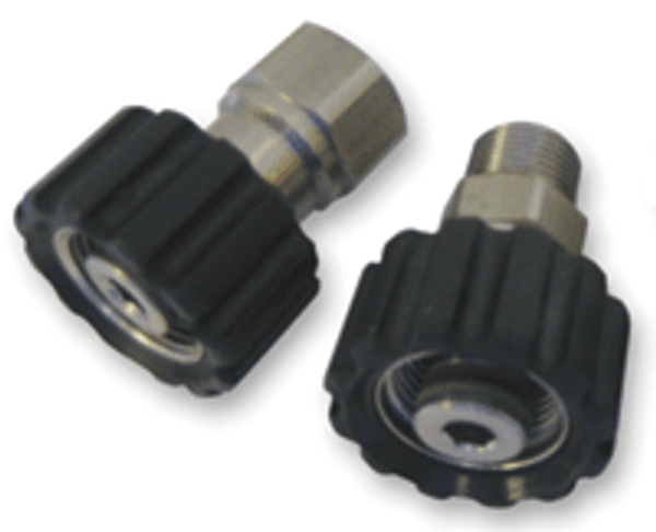 ST40 22mm x 1/2" FPT SCREW COUPLER (BRASS and Plated Steel) 5800 PSI