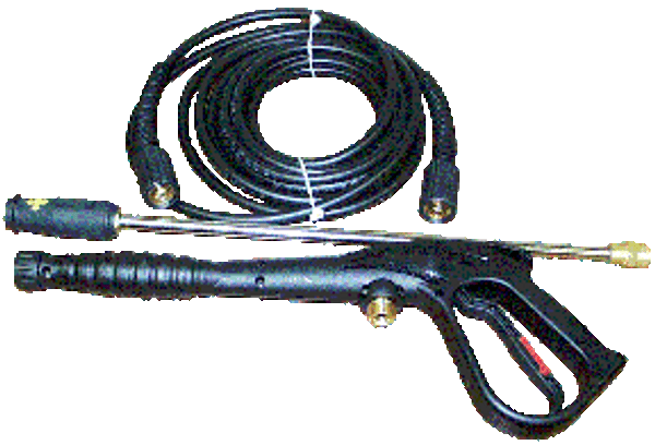 ACCESSORY KIT 1/4"x22mmx22mmx25' HOSE, 2 PC.GUN & LANCE W/3.5 HI-LO VAR NOZZLE