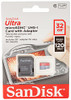 Sandisk Ultra A1 120Mbs Microsdxc and Adaper 32Gb SDSQUA4-032G-GN6IA